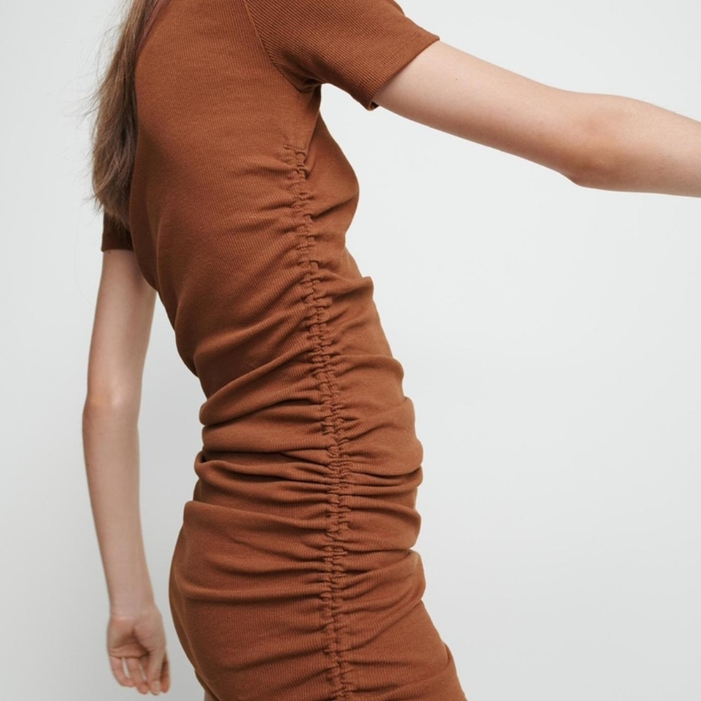 the ruched dress